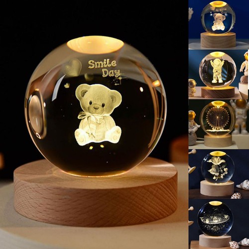 Crystal ball night light - ball,