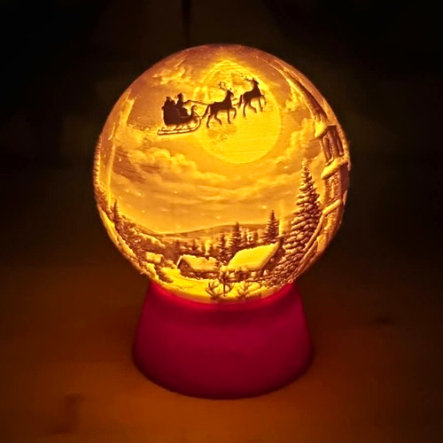 Engraved led christmas - engraved,