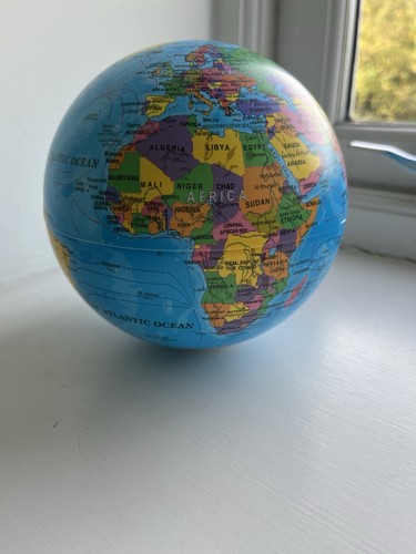 Small rotating world - rotating, globe