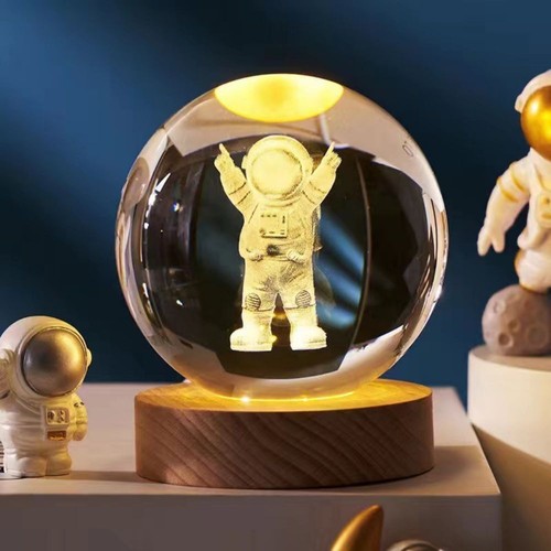 Led crystal ball - lamp, 3d