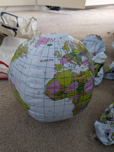 Inflatable world globes - inflatable,