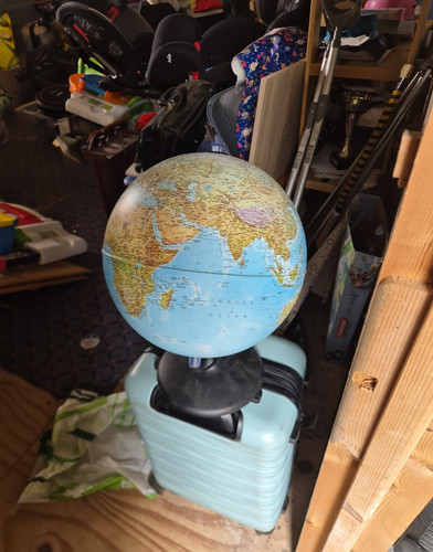 Tabletop world globe political - tabletop,