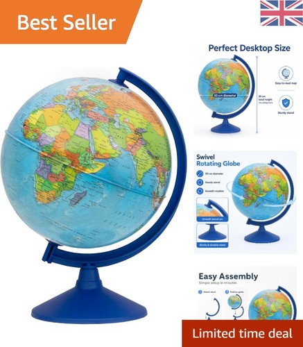 30cm blue rotating educational - blue,