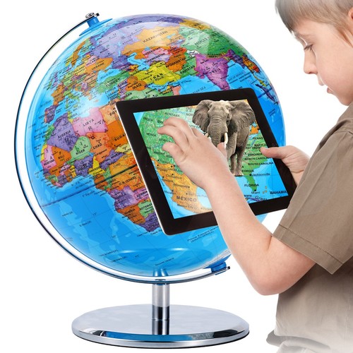Metal large world - 3d,
