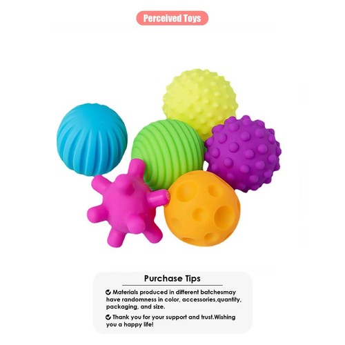 Pcs baby toys - 6, balls
