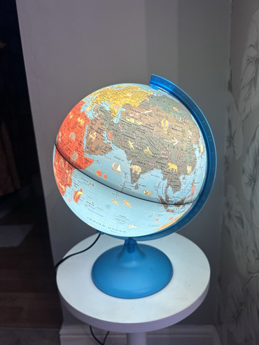 Illuminated rotating tabletop - illuminated,