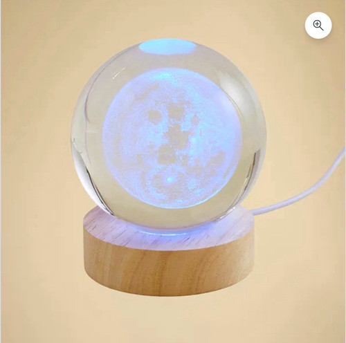 Moon crystal ball led night - moon,