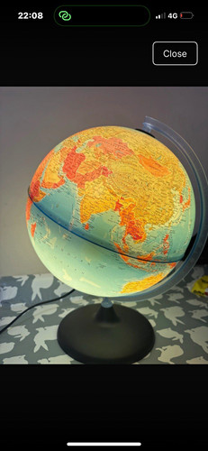 Illuminated tabletop world - illuminated,