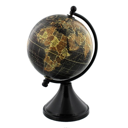 Compact black 10cm - black, globe