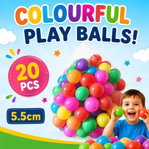20pcs soft plastic - soft, balls