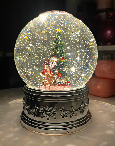 Santa claus tree glitter - tree,
