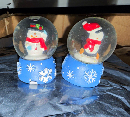 Set christmas snow globes - 2,