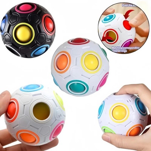 Stress ball rainbow fidget - ball,