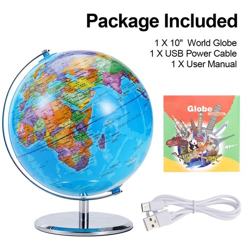 Large world globe - ar,