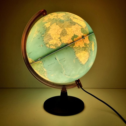 Vintage illuminated globe - vintage,
