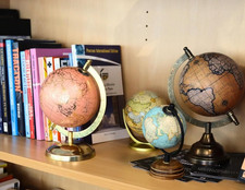 EXERZ 13cm Mini Antique Globe