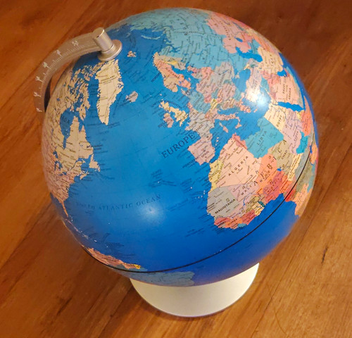 Small rotating tabletop - small, world