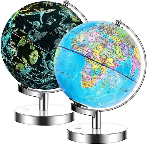 Exerz illuminated world globe - world,