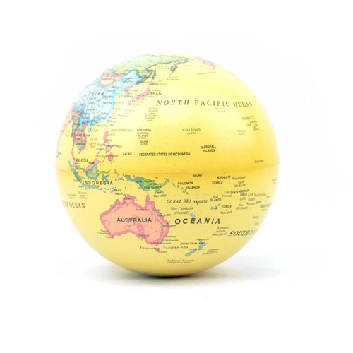 World yellow globe map - yellow, magic