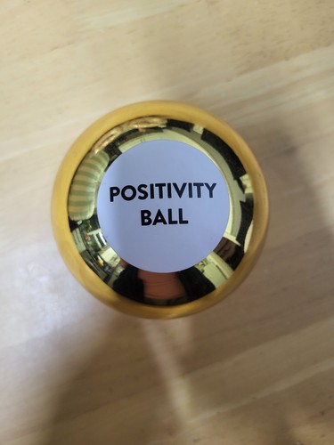 Golden positivity ball - golden,