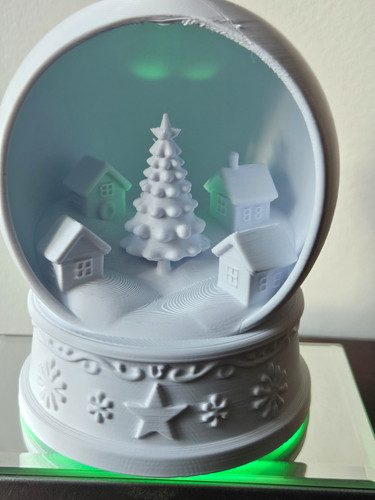 White winter village snow - white,