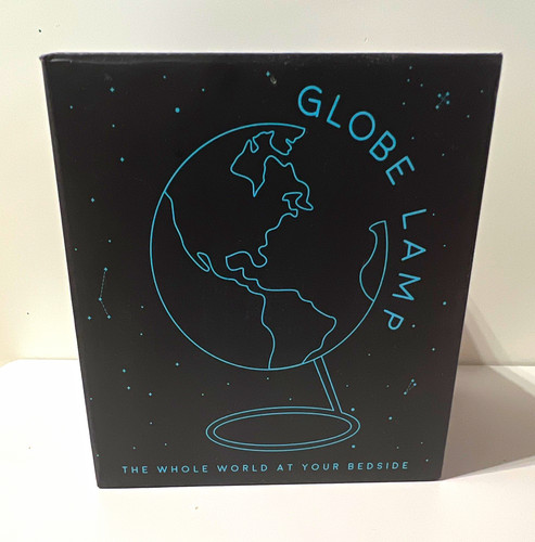 World map globe lamp - map,