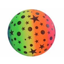 Neon Star Playground Ball 15cm