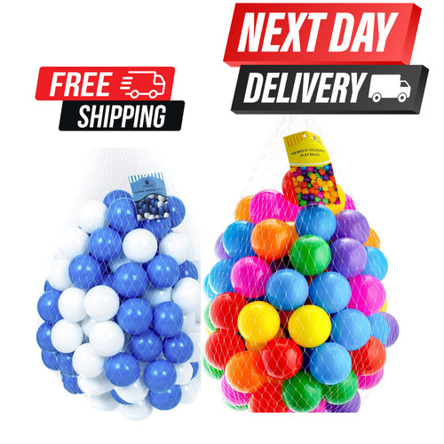 Children play balls plastic - play,