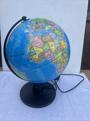 33cm illuminated world globe - 33cm,