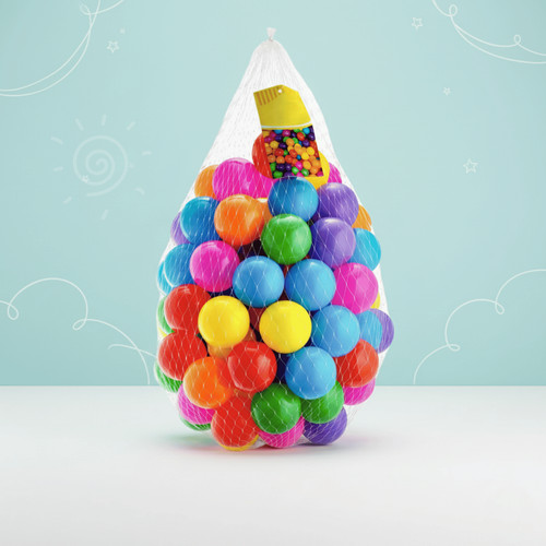 100 200 plastic - ocean, balls