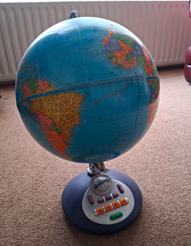 Educational rotating world - rotating,