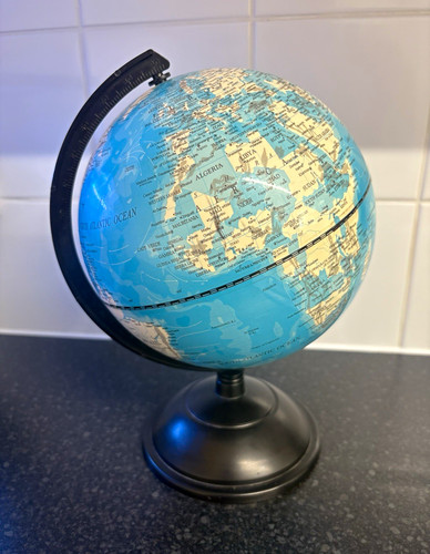 Rotating tabletop world - world, globe