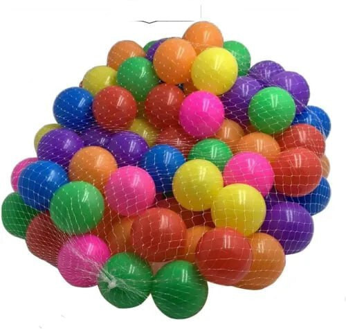 100 soft plastic ocean balls - 100, x